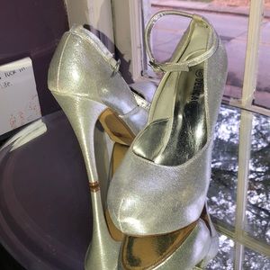 Silver heels